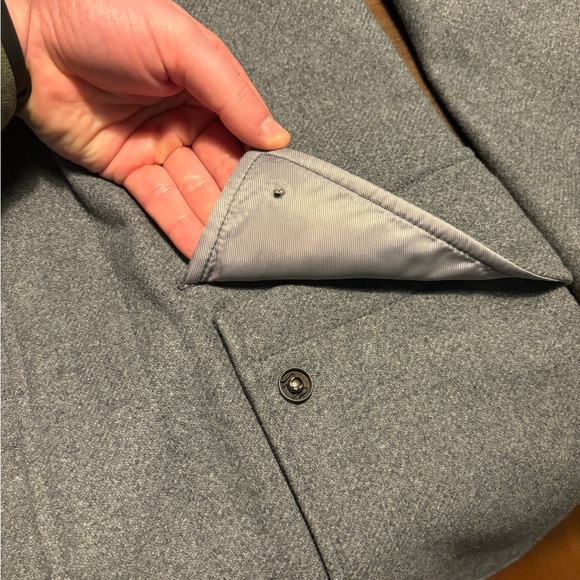 COLE HAAN Men’s Trench Coat with removable accent liner size S - Picture 8 of 8